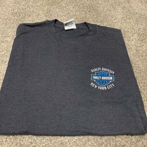 Men's New York City Harley T-Shirt, Dark Gray, Size Medium